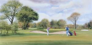 Buy Sunday Golf - Print 8 x 16 inches Online