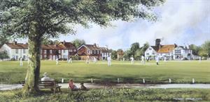 Buy Sunday Cricket - Print 8 x 16 inches Online
