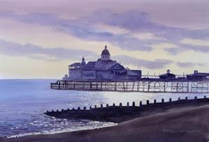Buy End of the Pier (Eastbourne) 13 x 19 inches Watercolour on Watercolour paper Online