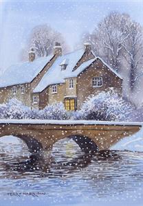 Buy A Festive Welcome 12 x 16  inches Watercolour on Paper Online