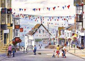 Buy Lyme Regis  21 x 29 inches Watercolour on watercolour board  Online