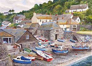 Buy Cadgewith Cove 21 x 29 inches Watercolour on Watercolour Board Online