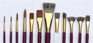 Buy Complete BRUSH SET for Watercolours, Acrylics or Oils Online