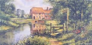 Buy The Water Mill  8 x 16 inches Online