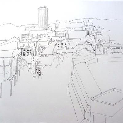 The Big Sleep Cardiff 15 x 22 inches