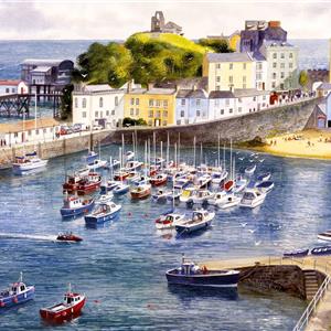 Buy Tenby 21 x 29 inches Watercolour on Watercolour board Online