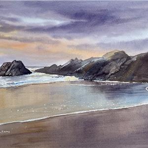 Buy Turning for Home 13 x 19 inches Watercolour on paper Online