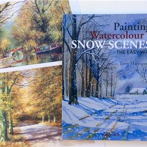 Buy PAINTING WATERCOLOUR SNOW SCENES includes a free print Online