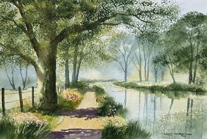 Buy Quiet Reflections 11 x 16 inches Watercolour on Paper. Online