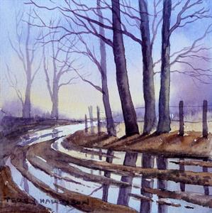 Buy Reflections 6 x 6 inches Watercolour on Paper Online