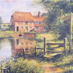 Buy The Water Mill  8 x 16 inches Online